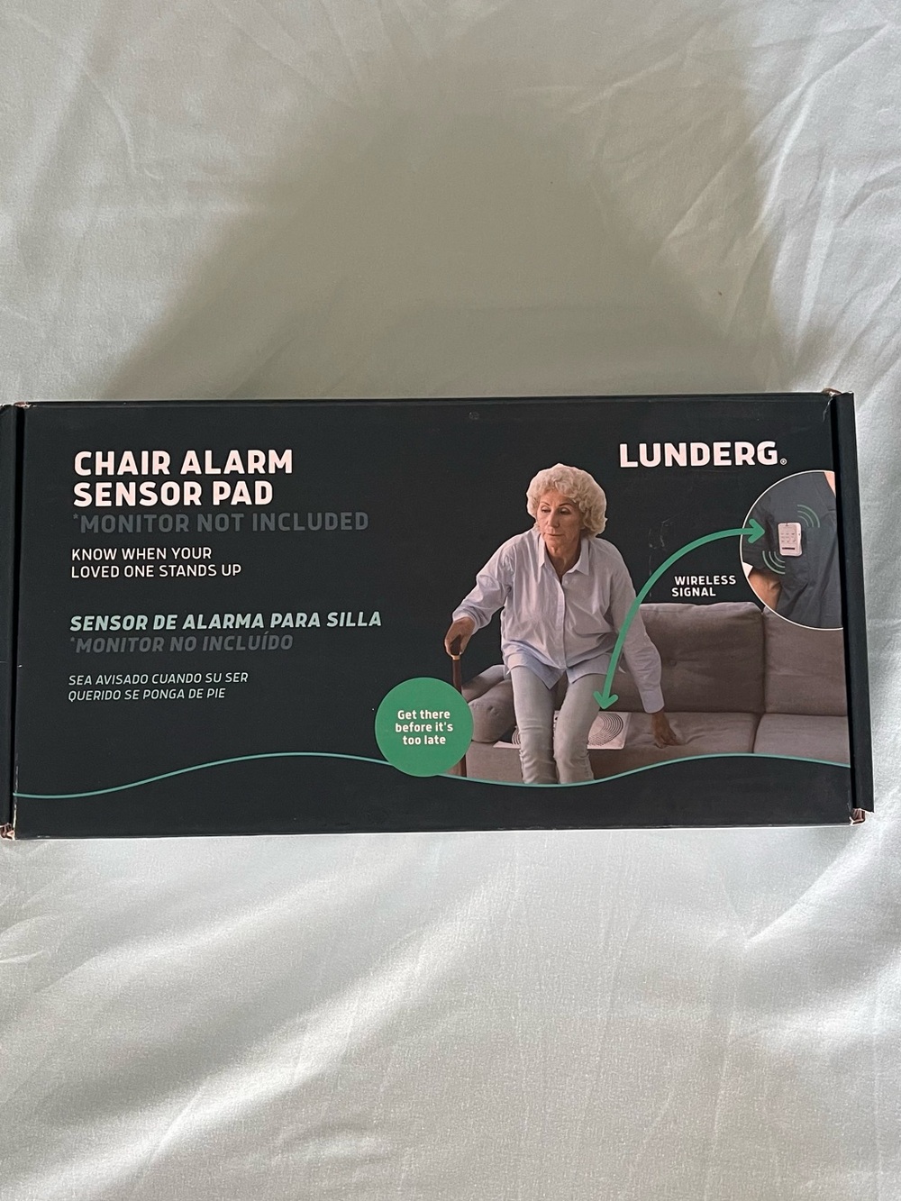 Lunderg Chair Alarm Sensor Pad For Fall Prevention, Add On/Replacement